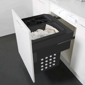 Картинка Vauth-Sagel Система хранения белья WASH SPACE XX 88 л, выдвижной фасад 600 мм, антрацит