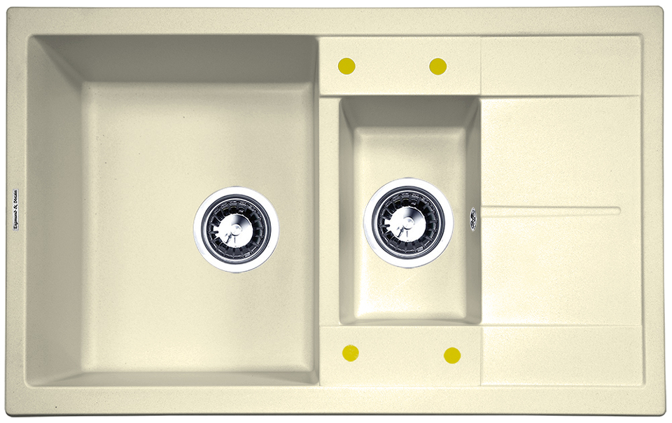 Фото Гранитная мойка Zigmund & Shtain RECHTECK 780.2 Молодое шампанское