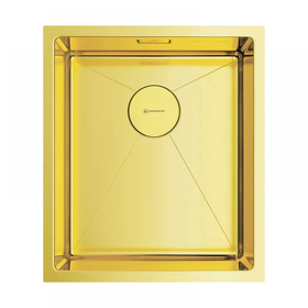 Картинка Omoikiri Taki 38-U/IF-LG нерж. сталь/светлое золото