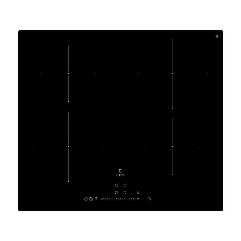 Фото Индукционная варочная панель Lex EVI 640A I BL панель стеклокерамическая индукционная