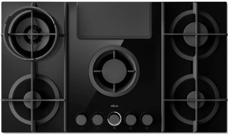 Фото Газовая варочная панель Elica NIKOLATESLA FLAME EVO BL/A/88