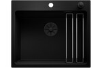Превью картинка Гранитная мойка Blanсo ETAGON 6 Black Edition черный с черной отв.арм. InFino® #1
