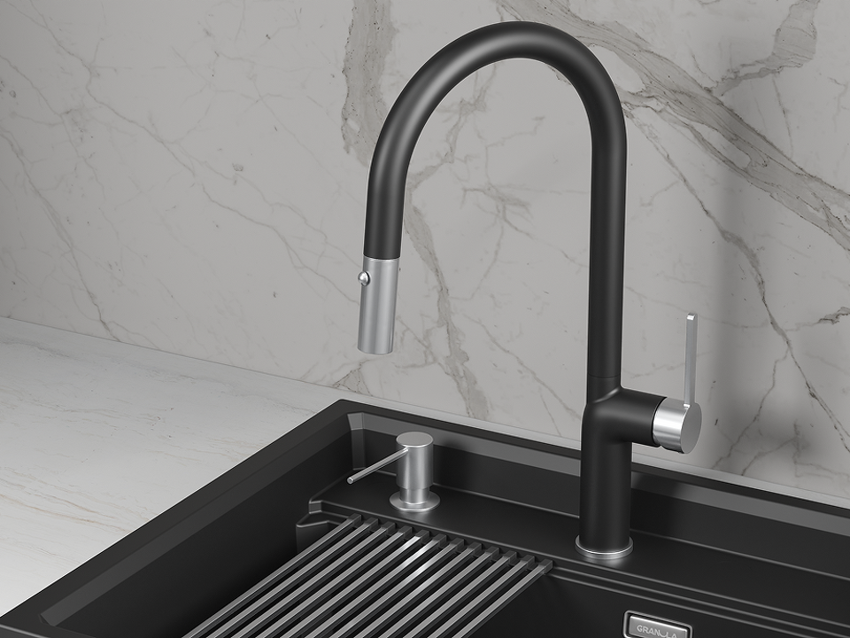 Фото Смеситель для кухни GRANULA 9010, ТУРМАЛИН