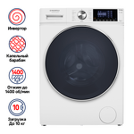 Превью картинка Стиральная машина с фронтальной загрузкой Maunfeld MFWM1410WH02 #1