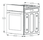 Превью картинка Электрический духовой шкаф Weissgauff EOY 4511 Touch DW #25