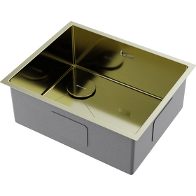 Картинка Omoikiri Taki 54-U/IF-L Side SF-LG нерж. сталь/светлое золото