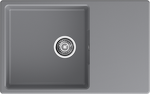 Превью картинка Кварцевая мойка GranFest GF-URBAN 678L Темно-серый #1