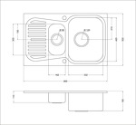 Превью картинка Металлическая мойка EMAR OL-359S #7