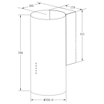 Превью картинка Цилиндрическая вытяжка Meferi TUBE35WH ULTRA #19