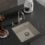 Превью картинка Гранитная мойка Rivelato LINO 454-R 1-чаш 450*440 Топаз 703 #3