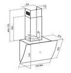 Превью картинка Наклонная вытяжка Lex PLAZA GS 600 WHITE воздухоочиститель #10