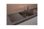 Превью картинка Гранитная мойка Blanсo AXIA III XL 6 S-F SILGRANIT PuraDur антрацит, доска ясень c кл.-авт. InFino #2