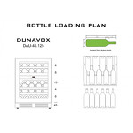 Превью картинка Шкаф винный  Винный холодильник (шкаф) компрессорный Dunavox 45 бут DAU-45.125DOP.TO #5