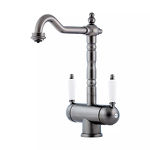 Превью картинка Смеситель для кухни Omoikiri Amagasaki-SI латунь/античное серебро #1