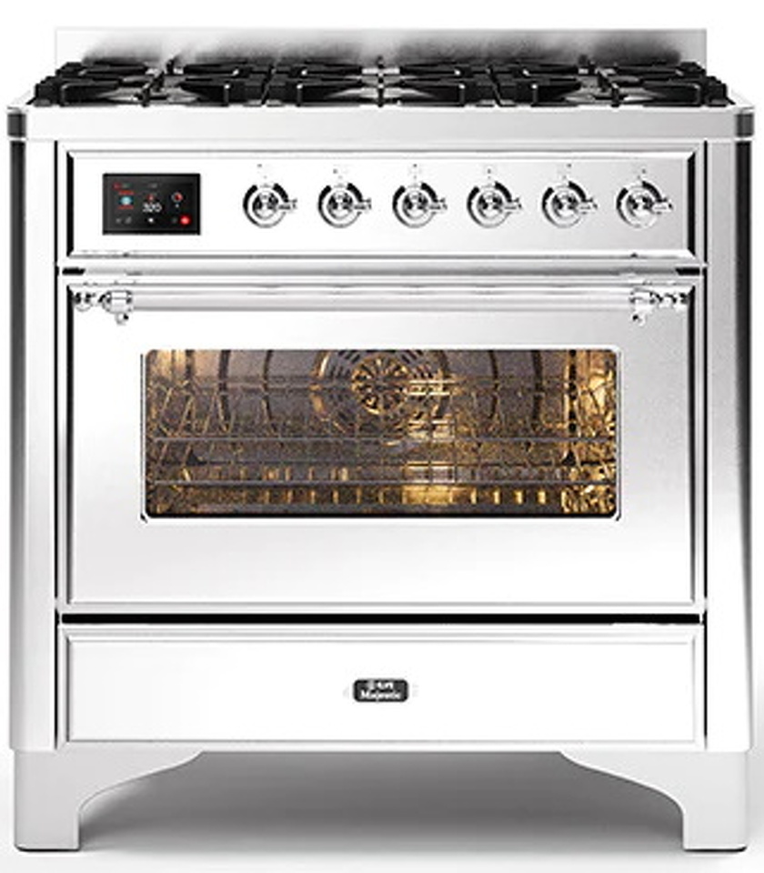 Фото Центр варочный ILVE M096DNE3/SSC нержавеющая сталь (фурн. хром)