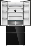 Превью картинка  Холодильник side by side Weissgauff WFD 450 Built-in Inverter NoFrost Black Glass #2
