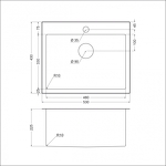 Превью картинка Металлическая мойка EMAR EMB-115 PVD Nano Coppery #2