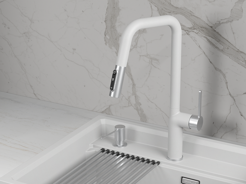Фото Смеситель для кухни GRANULA 9011, АРКТИК
