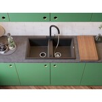 Превью картинка Смеситель для кухни Omoikiri Akita-S-AZ латунь/azur blue #2