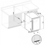Превью картинка Шкаф винный  Винный холодильник (шкаф) компрессорный Dunavox 52 бут DAU-52.146SS #3