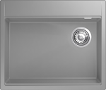 Превью картинка Гранитная мойка Rivelato TESORO 605-R 1-чаш 600*510 Серый 803 #1