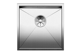 Картинка Blanсo ZEROX 400-U нерж.сталь зеркальная полировка с отв. арм. InFino