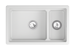Превью картинка Кварцевая мойка GRANULA KS-7304iU, АРКТИК (БЕЛЫЙ), кухонная мойка, кварц #2