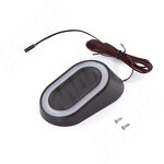 Превью картинка PULSE АУРА Светильник овальный, 12V, 2,5W, черный, AURA (AU12-NO-BL-NW3) #2