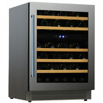 Превью картинка Шкаф винный встраиваемый Винный холодильник (шкаф) компрессорный Dunavox 46 бут DAU-46.146DSS #1
