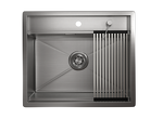 Превью картинка Металлическая мойка GRANULA 6051, СТАЛЬ САТИН #3