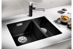 Превью картинка Гранитная мойка Blanсo SUBLINE 340/160-U SILGRANIT PuraDur антрацит (чаша слева) с отв.арм. InFino #3