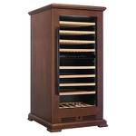 Превью картинка Шкаф винный  Meyvel Винный холодильник (шкаф) компрессорный MEYVEL MV99PRO-KBT2 (Итальянский орех) #4