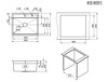 Превью картинка Металлическая мойка GRANULA KS-6051, ГРАФИТ МАТОВЫЙ, стальная кухонная мойка KITCHEN SPACE #4