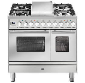 Картинка ILVE PD09FDWE3/SS нержавеющая сталь (фурн. сатинированная сталь)