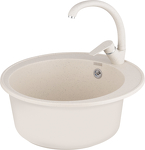 Превью картинка Гранитная мойка Weissgauff WG 47502 Classic Ivory #15
