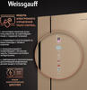 Превью картинка  Холодильник side by side Weissgauff WCD 510 Built-in Inverter NoFrost Сhampagne Glass #11