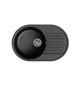 Картинка Lex COMO 740 BLACK кварцевая мойка