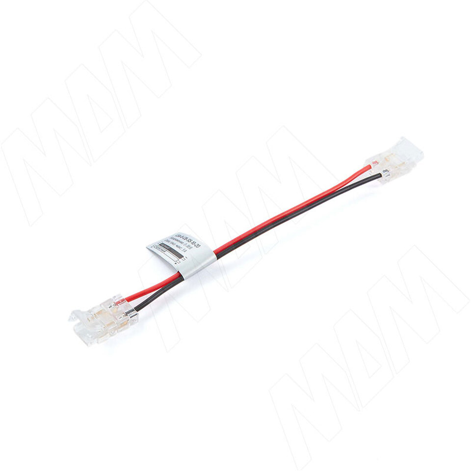 Фото PULSE Коннектор для ленты COB и SMD, 8 мм, провод 100 мм, IP20 (LSA-8-CB-SS-10-20)