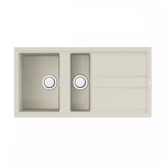 Превью картинка Гранитная мойка Omoikiri Kitagawa 100-2-WH Artceramic/белый #1