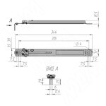 Превью картинка PULSE PRIDE Универсальная система плавного закрывания для шкафа-купе, 2 доводчика, 2 активатора, крепеж (DA35SET) #2