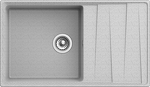 Превью картинка Мраморная мойка GranFest LEVEL 860L Серый #1