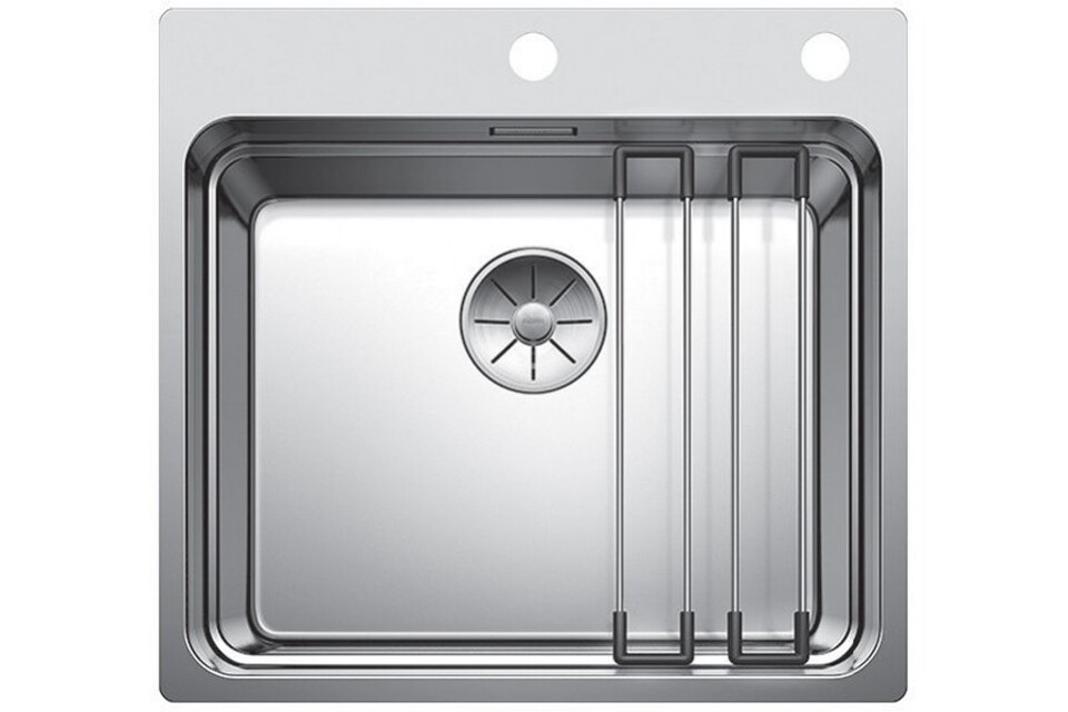 Фото Металлическая мойка Blanсo ETAGON 500 - IF/A нерж.сталь зеркальная полировка с кл.-авт. InFino