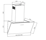 Превью картинка Наклонная вытяжка Weissgauff Yota 500 Touch White Glass #4