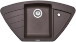 Превью картинка Гранитная мойка Zigmund & Shtain ECKIG 900 Швейцарский шоколад #1