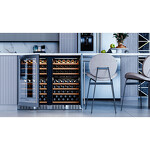 Превью картинка Шкаф винный встраиваемый Meyvel Винный холодильник (шкаф) компрессорный MEYVEL MV77PRO-KST2 #9