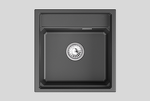 Превью картинка Кварцевая мойка GRANULA 5002i, ШВАРЦ #2