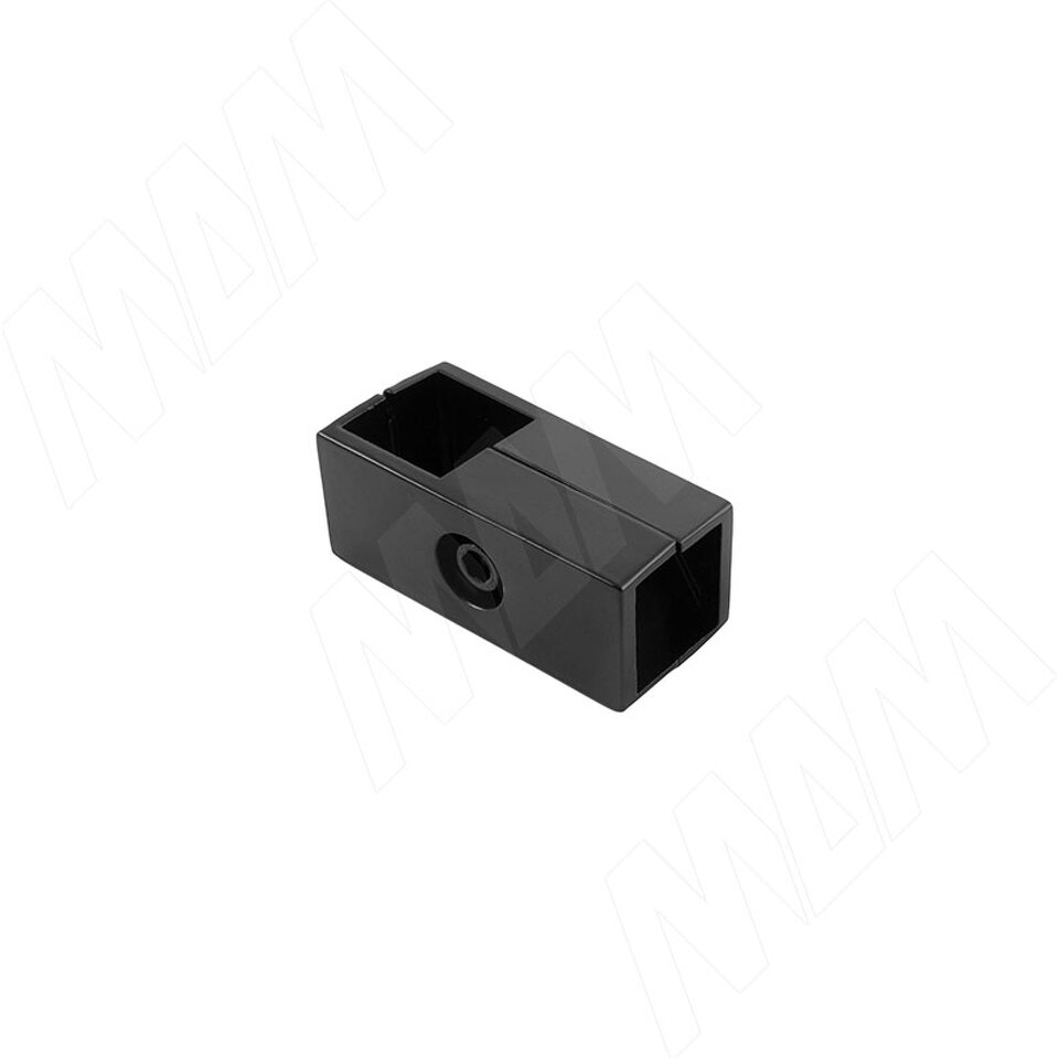 Фото PULSE CUBO Соединитель перпендикулярный 2-х труб, черный (CN2535BL)