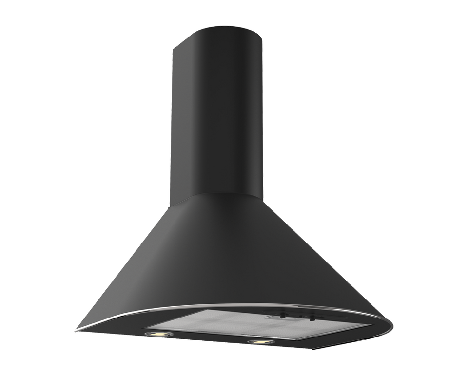 Фото Купольная вытяжка Elikor Эпсилон 60П-430-П3Л черный/срб.