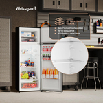 Превью картинка Холодильник с верхней морозилкой Weissgauff WRK 1430 Defrost Black #8