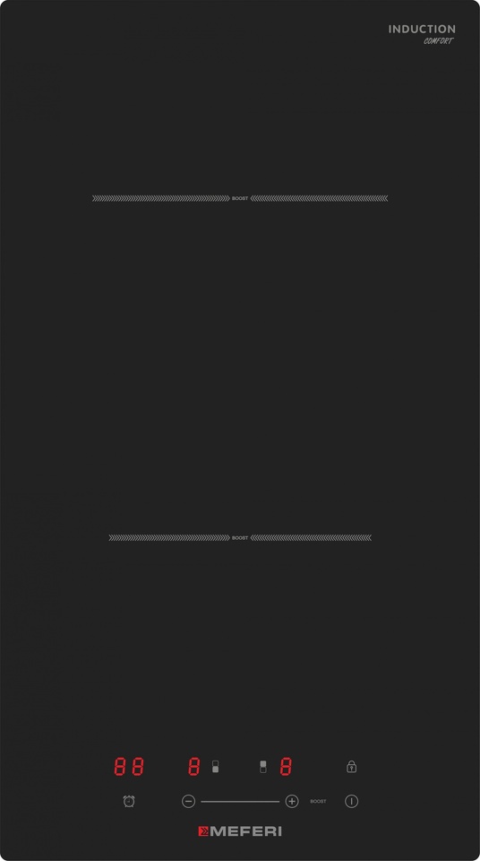 Фото Индукционная варочная панель домино Meferi MIH302BK Comfort